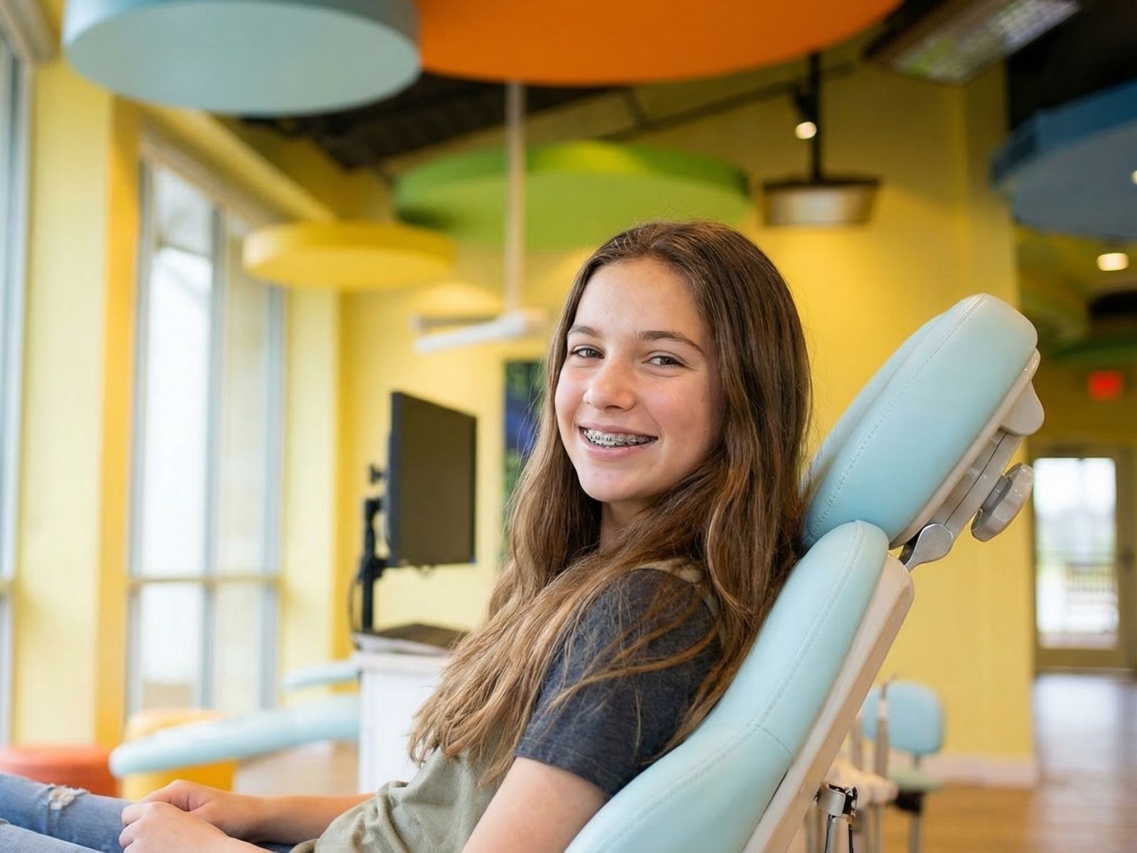 A Teen With Braces In St Johns Country - St. Johns Pediatric Dentistry